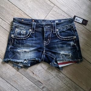 Brand New Miss Me Flag Shorts